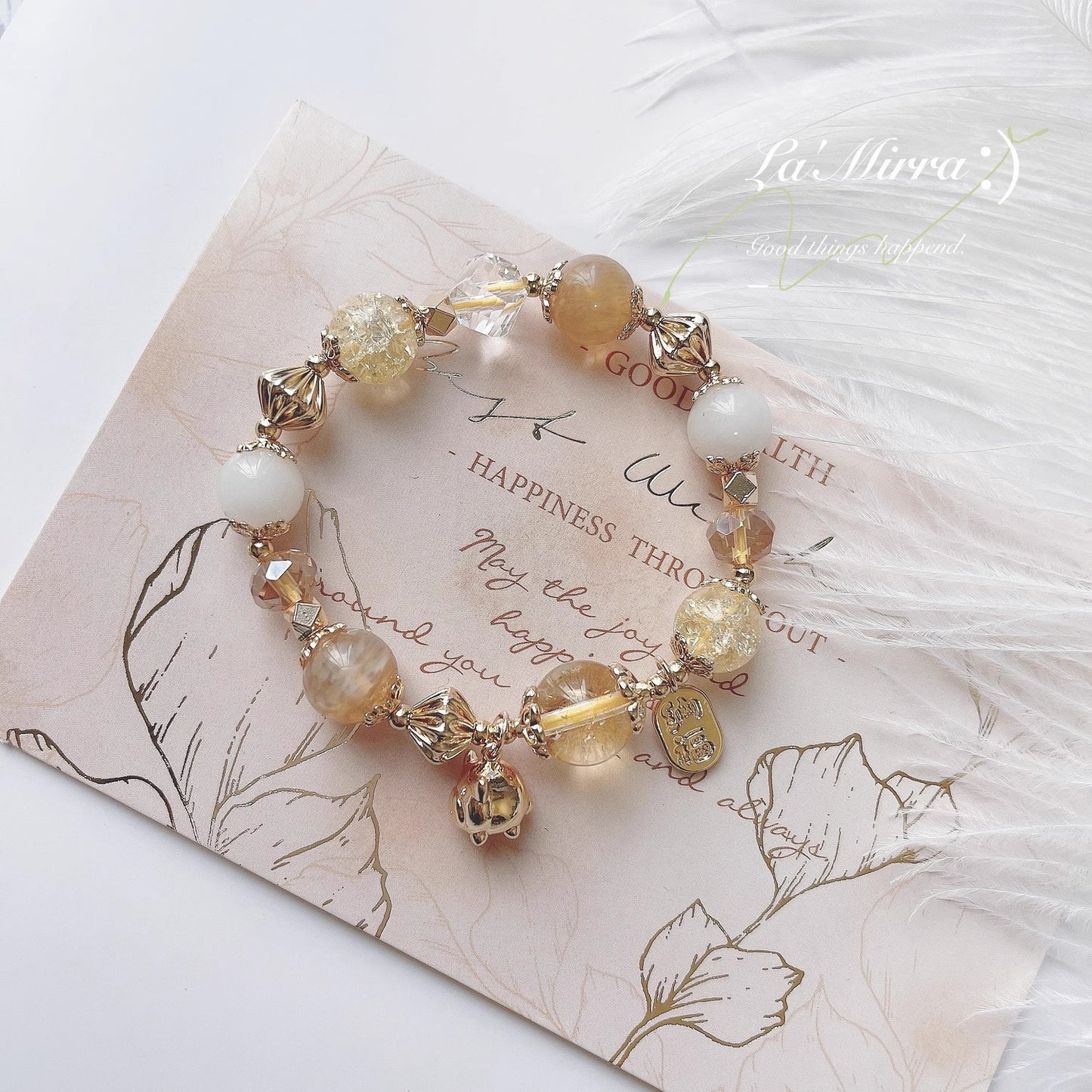Natural Citrine Wealth-attracting Bracelet