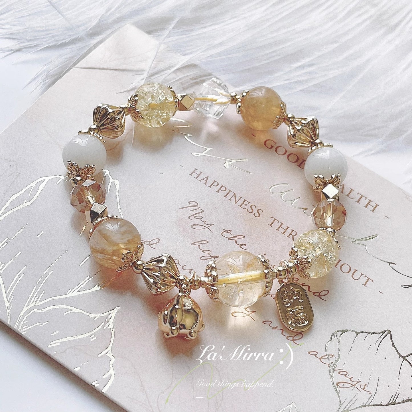 Natural Citrine Wealth-attracting Bracelet