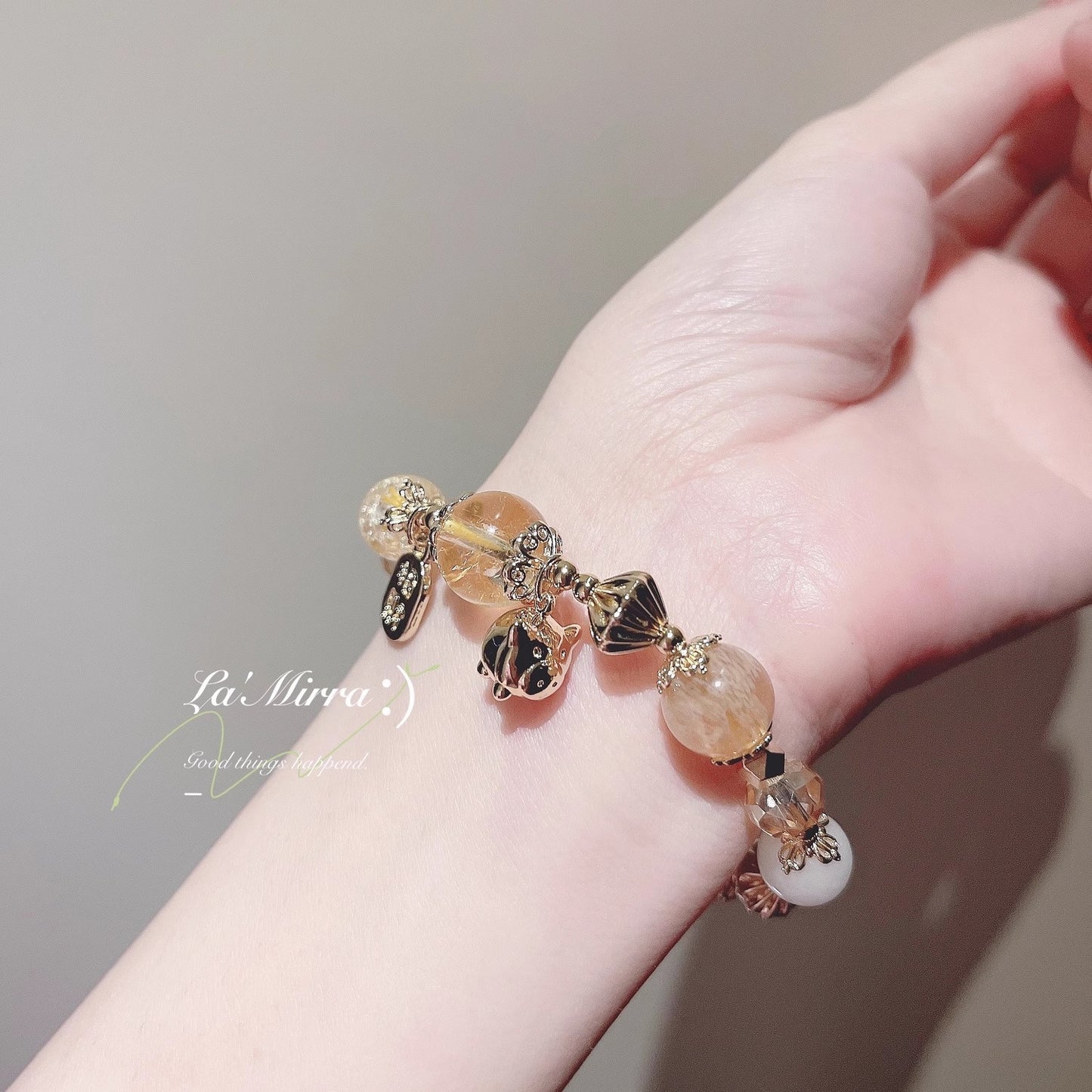 Natural Citrine Wealth-attracting Bracelet