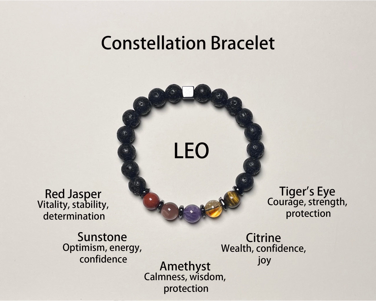 Zodiac Guardian Crystal Bracelets
