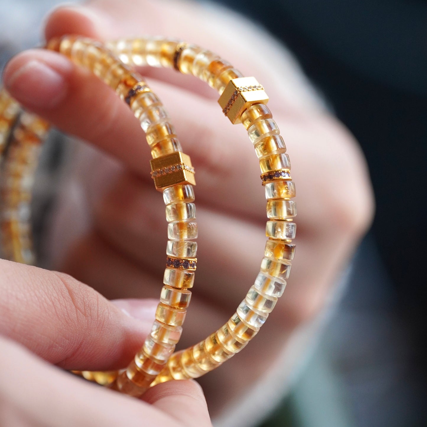 Natural Citrine Energy Bracelet
