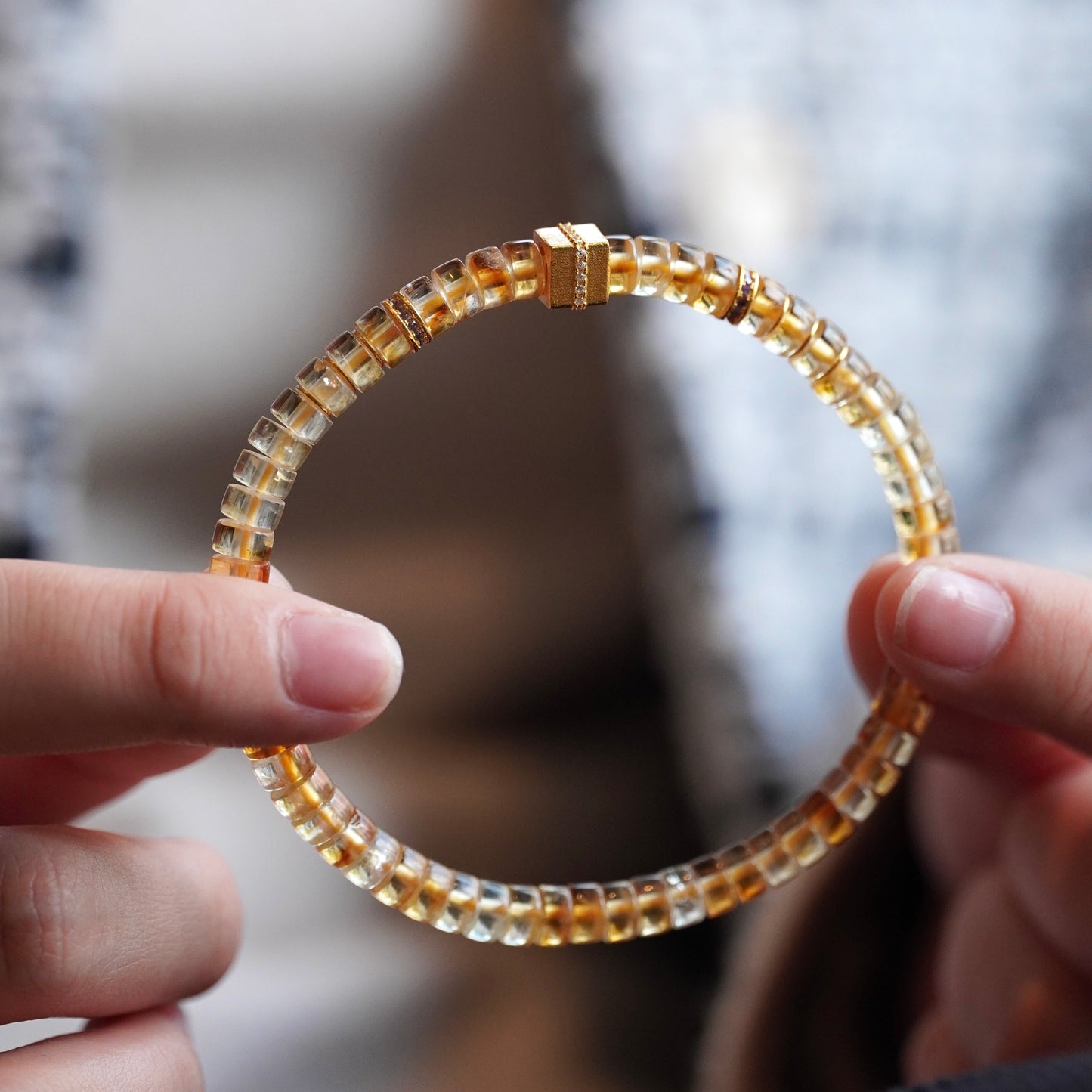 Natural Citrine Energy Bracelet