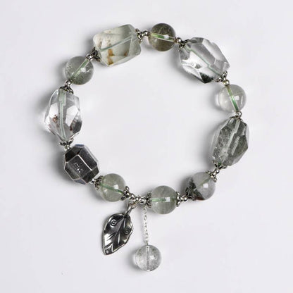 Green Phantom Quartz Wealth Bracelet