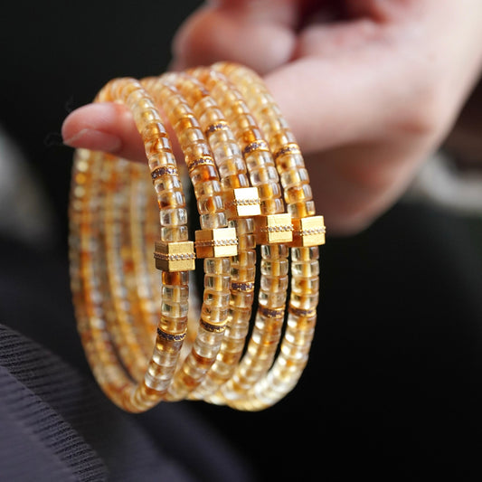 Natural Citrine Energy Bracelet