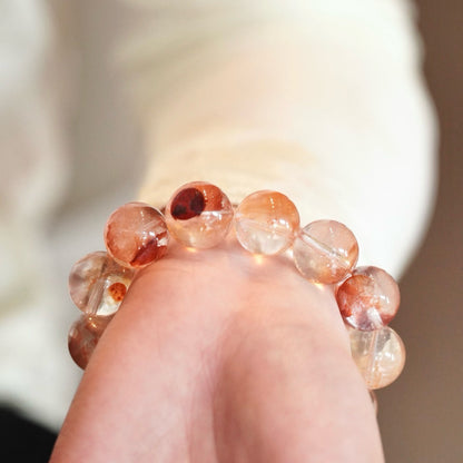 Red Phantom Quartz Vitality Bracelet