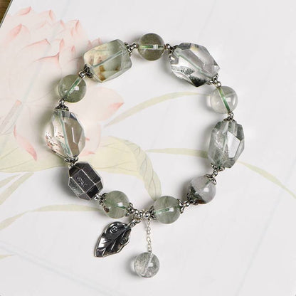 Green Phantom Quartz Wealth Bracelet