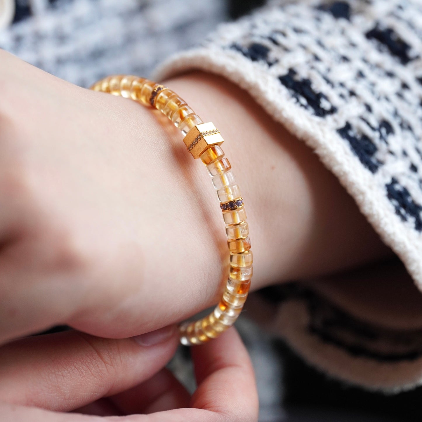 Natural Citrine Energy Bracelet