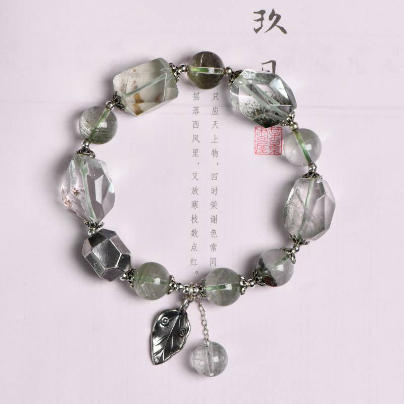 Green Phantom Quartz Wealth Bracelet